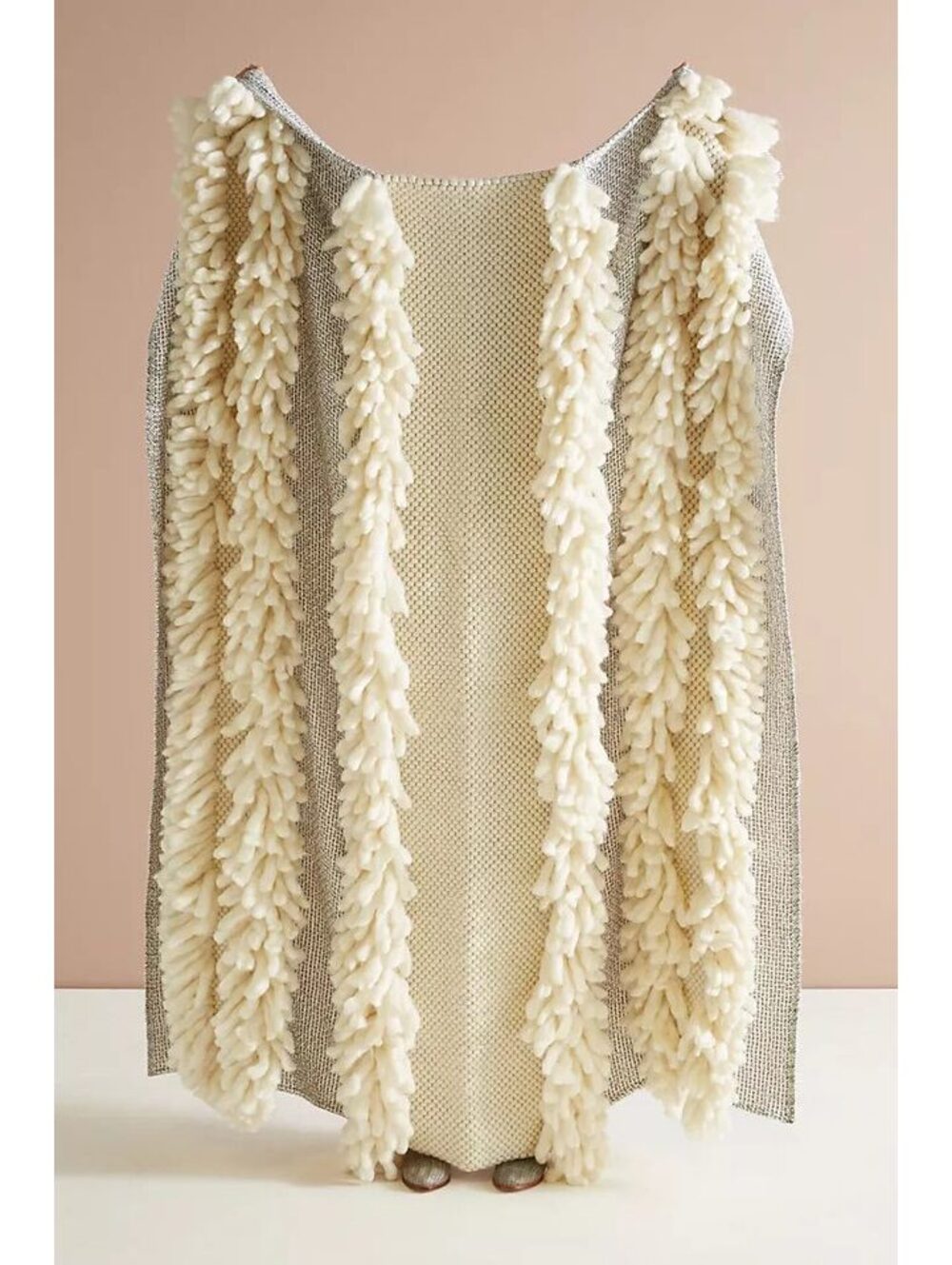 New Anthropologie Sarita Throw Blanket One Size